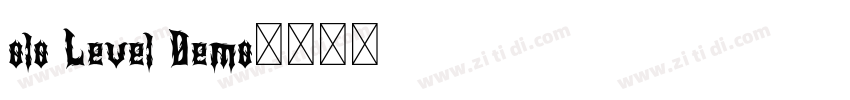olo Level Demo字体转换